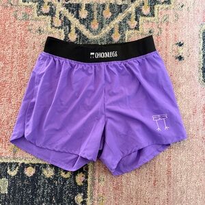 Chicknlegs Purple Running Shorts